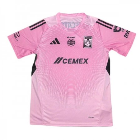 Virallinen pelipaita Tigres UANL Maalivahti 2025-26 Lyhythihainen Pinkki - Miesten Virallinen pelipaita Tigres UANL Maalivahti 2025-26 Lyhythihainen Pinkki - Miesten
